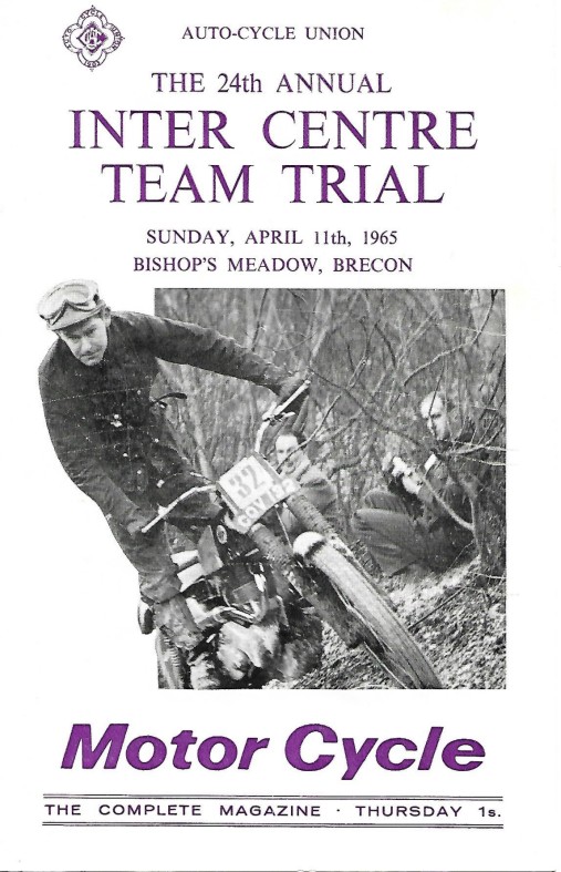 Click Here to see Inter Centre Team Trial Motorcycle Programmes