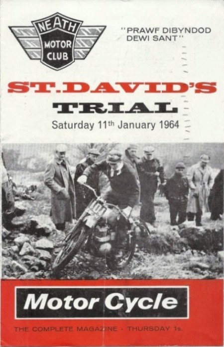 Click Here to see St David's National Trial Motorcycle Programmes
