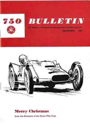 750 Motor Club - 750 Bulletins 1960s | Pit Stop